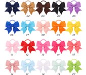20/30/40Pieces Babies Tiny 2Inches  Hair Bows Rubber Bands Hair Ropes Ponytail Holders for Baby Girls Infant Kids Hair Accessory