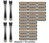3-layer Manual Razor Men Classic Shaver Replacement Blade Shave Shaving Safety Razor Facial Care Shaving Blades