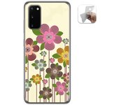 Tumundosmartphone Funda Gel Tpu para Samsung Galaxy A41 diseño Primavera En Flor Dibujos