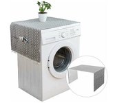 Funda protectora para frigorífico de 130 x 55 cm con bolsillos de almacenamiento, funda para lavadora, funda protectora para frigorífico, M