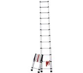 Orework Escalera Telescópica Profesional de Aluminio 13 Peldaños 3,55 M