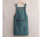 Household Apron Kitchen Solid Color Fashion Waterproof and Oil Resistant Work Apron for Men Women Pinafore