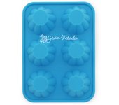 Molde 6 mini capuchones de magdalena de silicona resistente y flexible | Para jabones y manualidades | Fácil de usar | Medidas 3,4 x 2 cm | Apto para alimentación