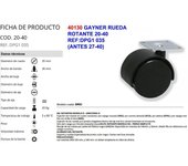 Gayner rueda 20-40 ref dpg1 035  (antes 27-40)