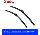 For Hyundai I30 2007-2010 Car Wiper U-type Soft Rubber Boneless Wiper HD Quiet Durable Automotive Wiper 24"+18"