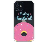 Funda compatible con iPhone 12 Mini - Estoy hasta el donut