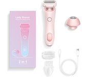 Nueva afeitadora de partes privadas dos en uno, instrumento de corte y afeitado de vello para mujeres, depiladora eléctrica