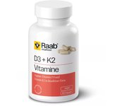 Raab Vitalfood Vitamina D3 + K2 60 Cápsulas