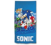 10XDIEZ Toalla playa infantil sonic 034 - Toallas grandes y absorbentes para playa y piscina