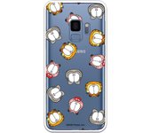 Funda original compatible con Samsung Galaxy S9 - Garfield Patron Caras