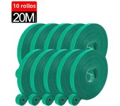 20/2m Nylon Plant Ties Resealable Cable Ties Self Adhesive Plant Fastener Tape For Support Grape Vines Tomato Garden Tooll