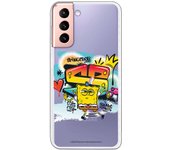 Funda original compatible con Samsung Galaxy S21 - S30 - Bob Esponja Hip Hop