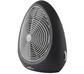 FABRILAMP Termoventilador Eléctrico Perugia Negro 2000W Termostato