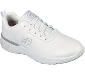 Deportivos Skechers Work Relaxed Fit: Marsing - Gmina Sr Piel Sintética Vegana Y Textil Para Mujer En Color Blanco