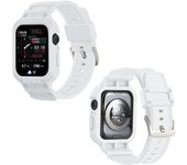 For Apple Watch Series 10 46mm 42mm Sport Protective Replacement Wristband iWatch Series 10 Retrofits Strap Strap Case One-piece