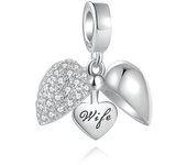 New 925 Sterling Silvering Family Mom Daughter Charm of ley 925 Chain Beaded Fit Original Pandora Bracelet DIY Ladies Jewelry