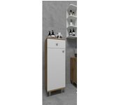Mueble de baño de madera Armario Midi Estante de baño Armario de baño Cajón de baño Estante Nilosi Mueble de baño de madera Armario Midi Estante de baño Armario de baño Cajón de baño Estante Nilosi