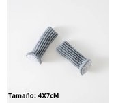 16PCS Knitted Chair Leg Silent Protection Cover Door Handle Wear Resistant Anti Slip Floor Scratch Protection Furniture Foot Mat