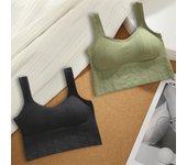 1/2/4Pcs Fitness Top Women Seamless Yoga Bra Sports Bra Anti-Sweat Shockproof Crop Top Push Up Sport Bra Gym Workout Top