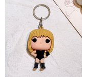 Hot Singer Lana Del Rey Keychain for Accessories Bag Pendant Key Chain Ring Born To Die Ultraviolence Keychains Jewelry Gift