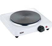 LILI HOME Cocina Eléctrica de 2 Fuegos. Potencia: 1000-1500W Placas: Placa 1: Ø15,5 cm Placa 2: Ø18,5 cm. Funciones adicionales: Indicador luminoso de encendido para mayor seguridad. Regulación de temperatura con 5 niveles, ideal para ajustar la potencia