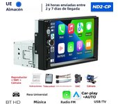 New 2024 7 inch Universal Car Radio Stereo MP3 MP5 Multimedia Player Support SWC/AUX/BT/SD/USB/Mirrorlink/FM/RCA/HD Video Player