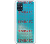 Funda original compatible con Samsung Galaxy A51 - Sevilla FC Clear