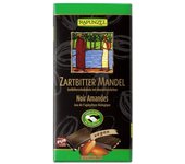 PACK 4 UDS. - Chocolate Negro con Almendras Bio Vegan 80g Rapunzel