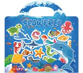 Reusable Jelly Sticker Book for Kids - Early Learning Fun with 2 Sizes & Various Themes