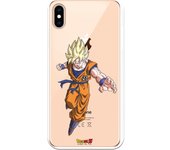 Funda original compatible con iPhone XS Max con un diseño de Dragon Ball Z Goku SS1 Frontal