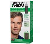 Just for men champú color h-35 castaño oscuro