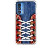 Funda Silicona Antigolpes para Motorola Edge 20 Pro diseño Zapatillas 11 Dibujos