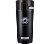 Vaso Termico de Acero inoxidable, Café Termo Taza Termica Viaje para Llevar Sin Bpa(Negro)
