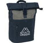 SAFTA - MOCHILA SOLAPA PARA PORTATIL 15-6 KAPPA "DARK NAVY" - Mochila para PC con compartimiento Acolchado para su Portatil 42x28 cm - Mochila para Portatil Asas Ajustables y Espalda Ergonomica - Mochila PC Diseño Único y Licencia Oficial