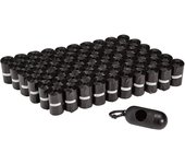 Bolsas para excrementos de perro con dispensador y clip para Correa-Sin Perfume, paquete de 900