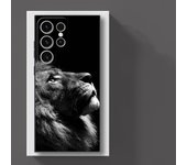 Case for Samsung Galaxy S24 Ultra S25 Plus S23 5G S22 FE S21 S20 S25+ S24+ S23+ Silicone Funda Phone Cover Lion Alpha Male