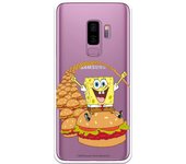 Funda original compatible con Samsung Galaxy S9 Plus - Bob Esponja Burgers