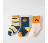 3 Pairs Winter Warm Baby Terry Socks Cute Cartoon Print Infant Newborn Sock Soft Thicken Cotton Kids Short Socks
