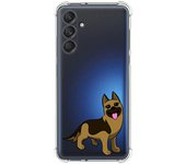 Tumundosmartphone Funda Silicona Antigolpes para Samsung Galaxy M55 5G diseño Perros 03 Dibujos