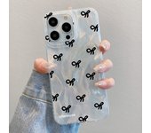 Luxury Phone Case For iPhone 16 Pro Max 13 11 15 14 12 16promax 15promax 14promax   13promax Soft IMD Bow Knot Back Funda Covers