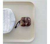 Brown diamond Suitable For AirPods 3 2 1 Pro2 Pro Film Soft Case Headphone Cover Protective Cover