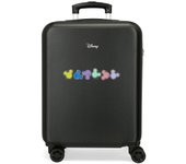 Disney Maleta De Cabina ABS Rígida Mickey Heads Negro