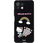Funda original compatible con Xiaomi Mi 11 Lite Negro con un diseño de Hello Kitty girl power