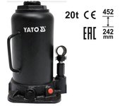 Yato YT-17008 gato hidráulico y caballete para vehículo