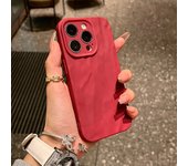 Soft Fold Pattern Phone Case For iPhone 11 12 13 14 15 16 Pro Max X Xs XR Max Plus Candy Bumper Silicone Cover
