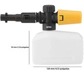 400ML Snow Foam Lance For Karcher K2 K3 K4 K5 K6 K7 Car Pressure Washers Snow Foam Lance Generator With Rotating Nozzle