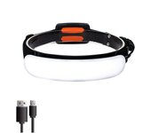Portable 31LED Strong Light Headlamp Built-in Battery USB Rechargeable Waterproof Flashlight Wide Angle Camping Fishing Lantern