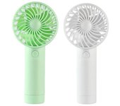 Mini Ventilador de Mano a Batería con Batería Lition, Ventilador Personal Alimentado por USB, 3 Velocidades, Flujo de Aire Mejorado, Ventilador de Bolsillo Silencioso Recargablejes Oficinas en el hogar