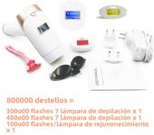 Updated Laser Hair Removal 2in1 Replaceable Lamp Rejuvenation Permanent Painless Hair Removal Bikini Trimmer IPL Epilator Device