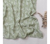 Kangobaby #My Soft Life# All Season Muslin Cotton Swaddle Blanket Newborn Bath Towel Baby Wrap Infant Quilt Size 120x110cm